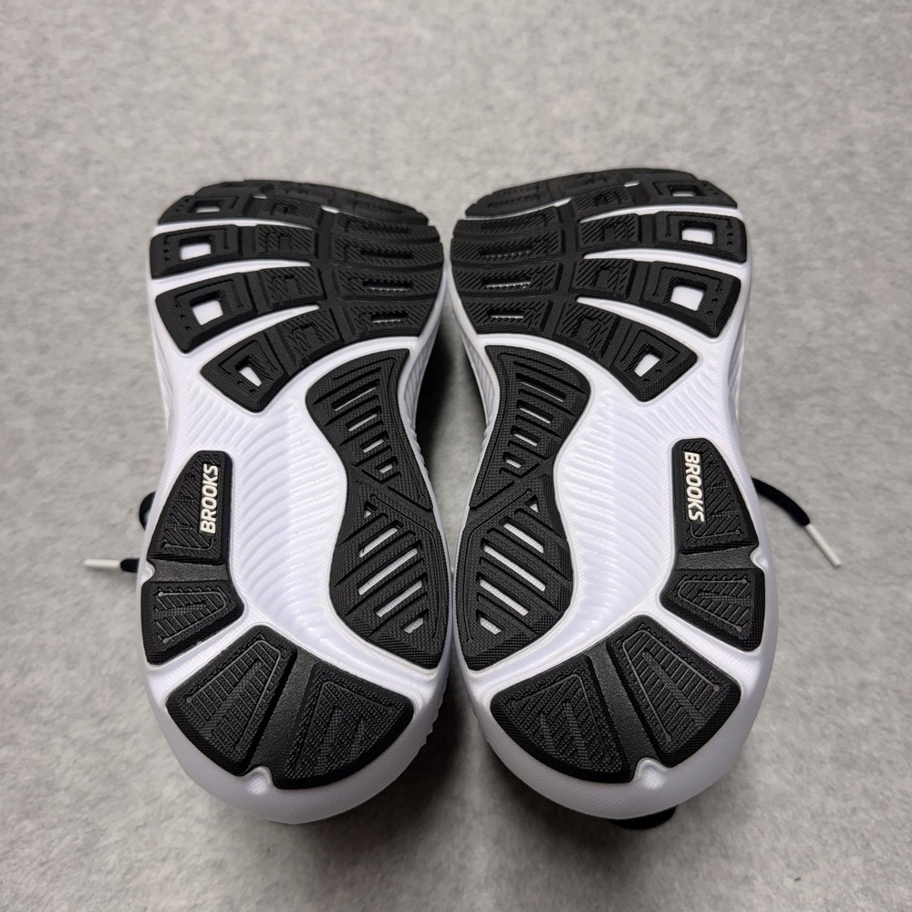 Brooks Ghost 17 Shoes Womens 8 Black Grey Running Sneaker Athletic 120431 1B 090 - Picture 7 of 8